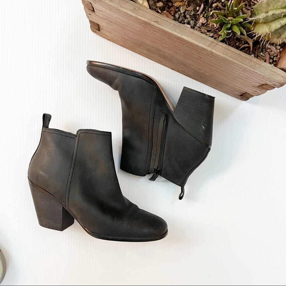 Cole Haan- Black Side Zipper Chesney Ankle Boots Size 8B
